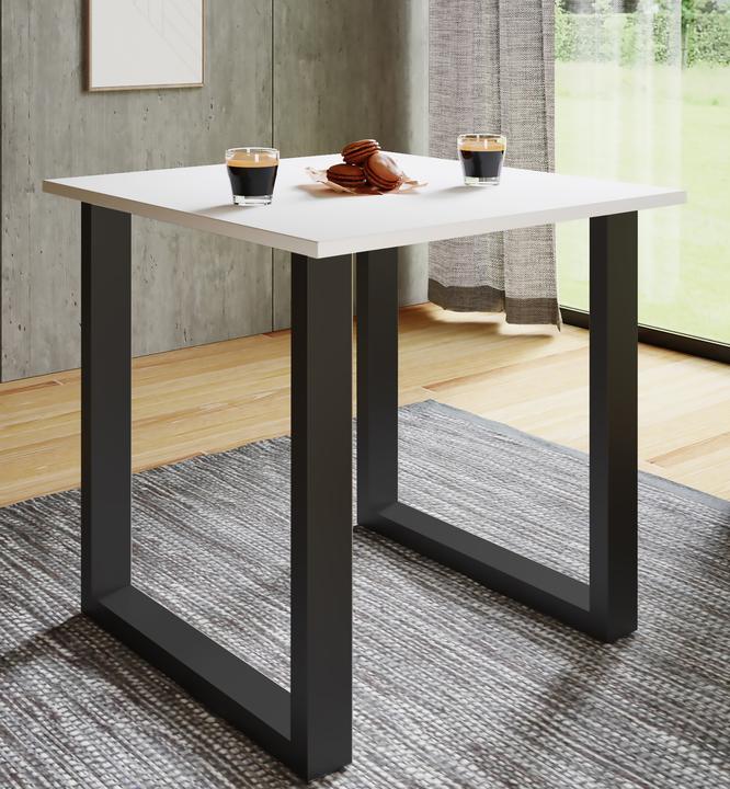 Image du produit VCM Table de salle à manger premium Table de salle à manger en bois "Xona U (80 x 50 x 76 cm)