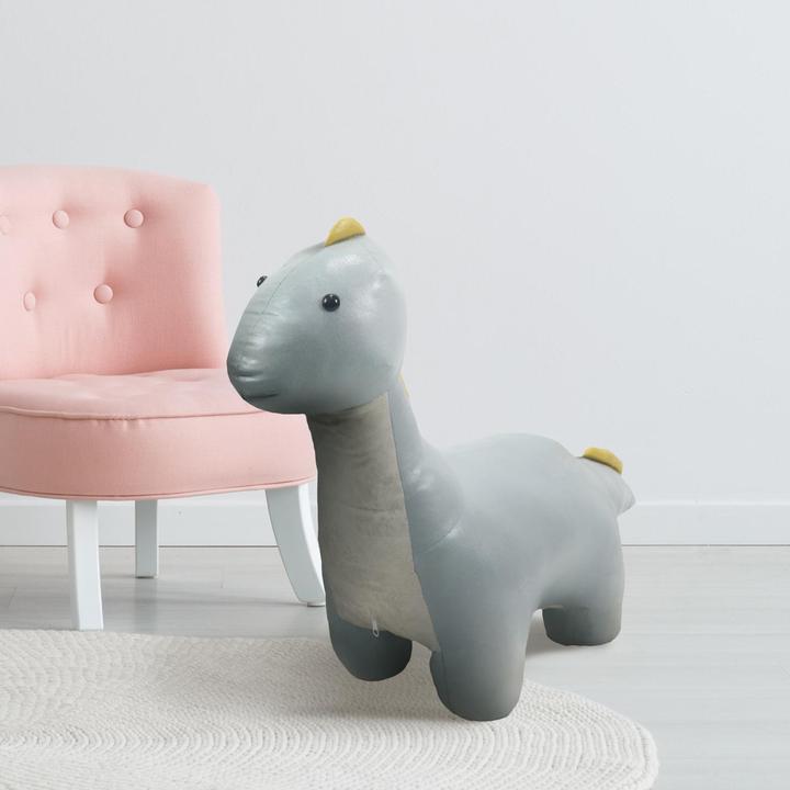 HTI-Living Hocker für Kinder Tiermotiv Dino Langhals (Kinderstuhl)