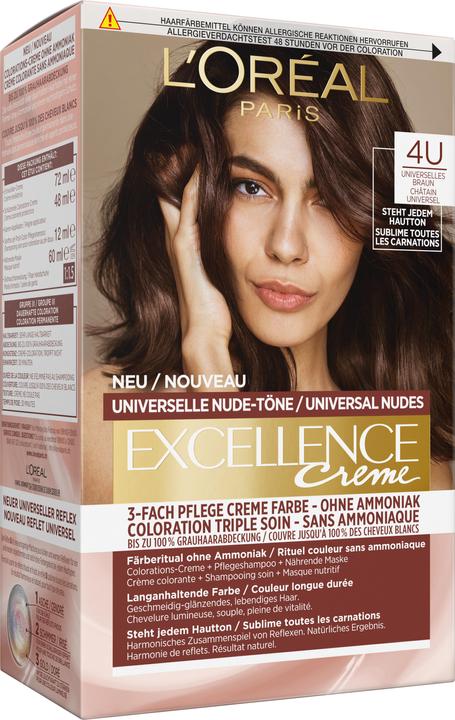 L'Oréal Paris Excellence Universal Nude (4U Mittelbraun)