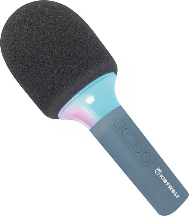 Actual product image Kidywolf Bluetooth microphone with light