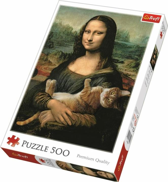Actual product image Beta service Premium jigsaw puzzle 500 pieces - Mona Lisa with (500 pieces)