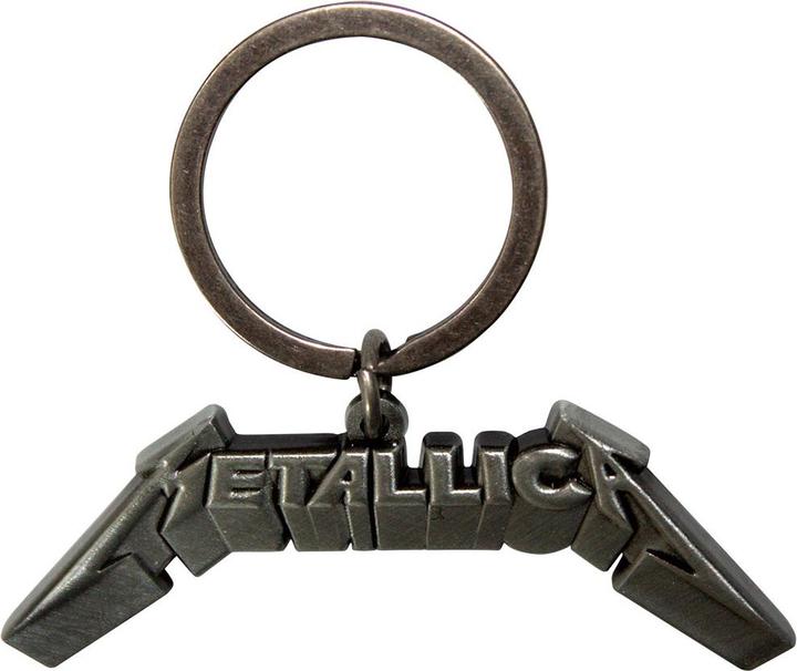 Actual product image Metallica 3D Logo Schlüsselanhänger