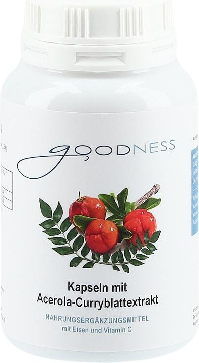 Goodness Eisen mit Vitamin C Kapseln aus natürlichen Rohstoffen Kapsel 600 mg (90 Stück, Kapseln, 500 g)