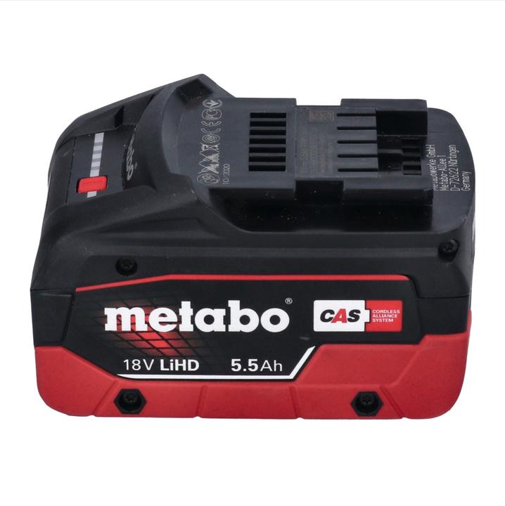 Actual product image Metabo Basic Set 2x LiHD Battery Pack 18 V 5,5 Ah Li-Ion Battery CAS System ( 685122380 ) + ASC 145 Charger (18 V)