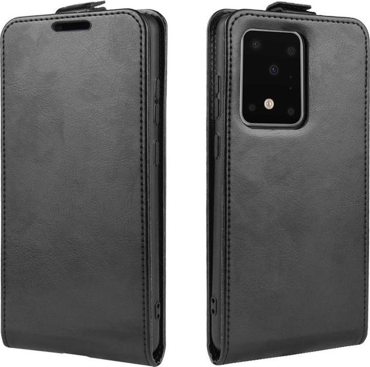 Produktbild Cover-Discount Galaxy S20 Ultra - Klassisches Flip Case vertikal schwarz (Samsung Galaxy S20 Ultra)