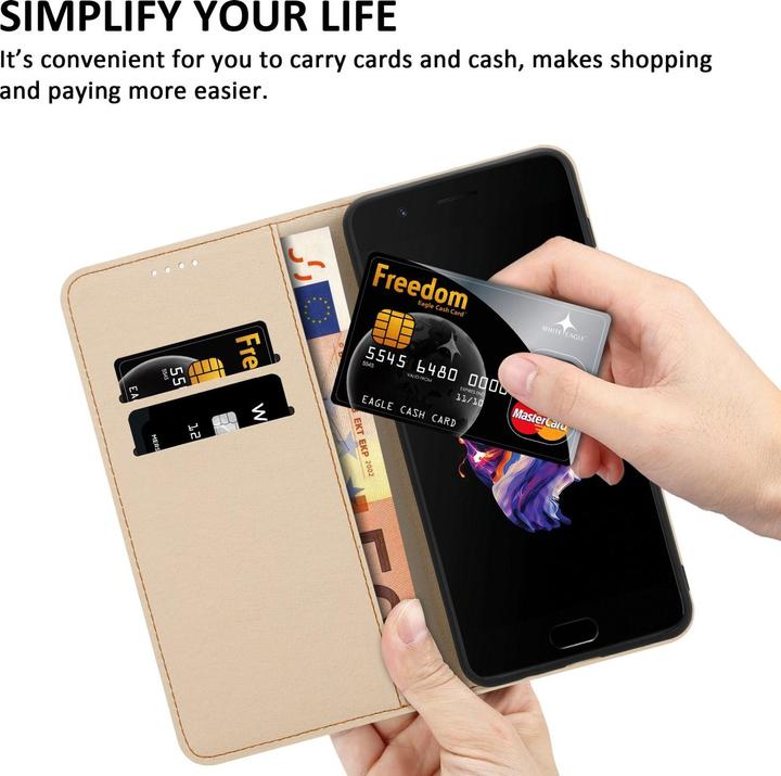 Actual product image Cadorabo Book Cover with Print for OnePlus 5 (OnePlus 5)