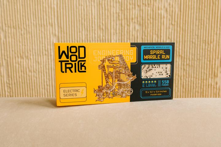 Produktbild Wood Trick Spiral Kugelbahn - 3D Holzbausatz