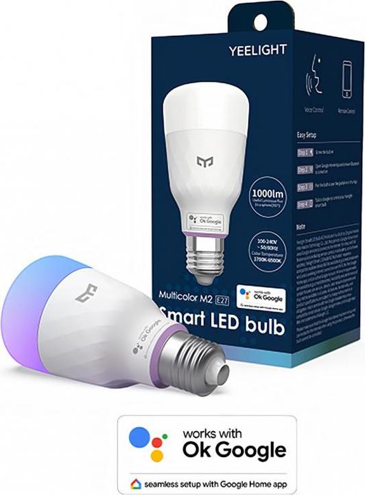 Image du produit Yeelight Lampe intelligente (E27, 8 W, 1000 lm, 1 x, E)