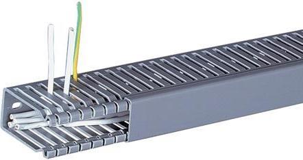 Produktbild Hager TEHALIT Verdrahtungskanal BA6 80080B gr (Kabelkanal, 200 cm)