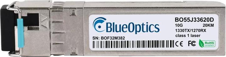 Actual product image BlueOptics Extreme Networks 10GB-BX10-U-20 Compatible SFP+ BO55J27620D