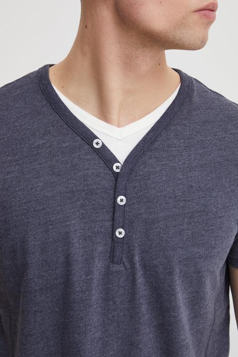 Immagine prodotto Solid Dorian T-Shirt A Maniche Corte Maglietta Da Uomo Con Collo Grandad (S)