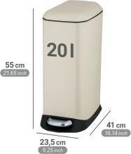 Immagine prodotto Wenko Design del cestino a pedale Easy-Close (20 l)