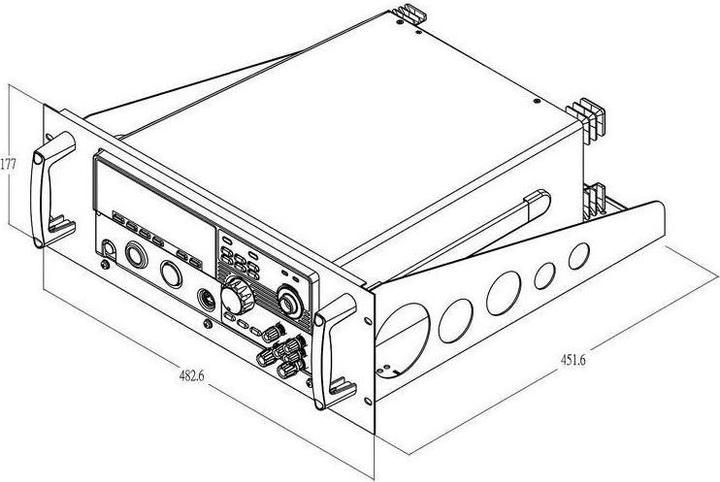 Immagine prodotto GW Instek GRA-417 GRA-417 Set di montaggio telaio GRA-417 Set di montaggio telaio 1pce.