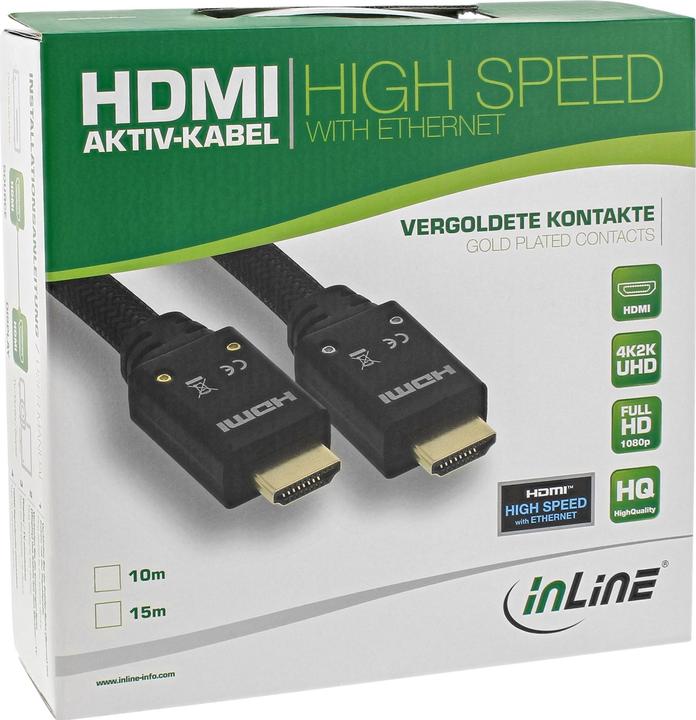 Actual product image InLine HDMI (Typ A) — HDMI (Typ A) (10 m, HDMI)