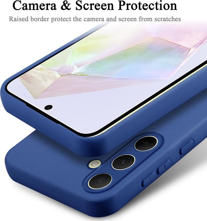 Actual product image Cadorabo Case for Samsung Galaxy A35 TPU in liquid protection silicone design (Samsung Galaxy A35)