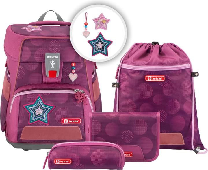 Produktbild Step by Step Schulranzen-Set SPACE "Glamour Star Astra", 5-teilig (20 l)