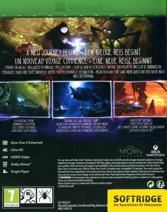 Image du produit Microsoft Ori and the Will of the Wisps (Xbox One X, Xbox Series X, Multilingue)