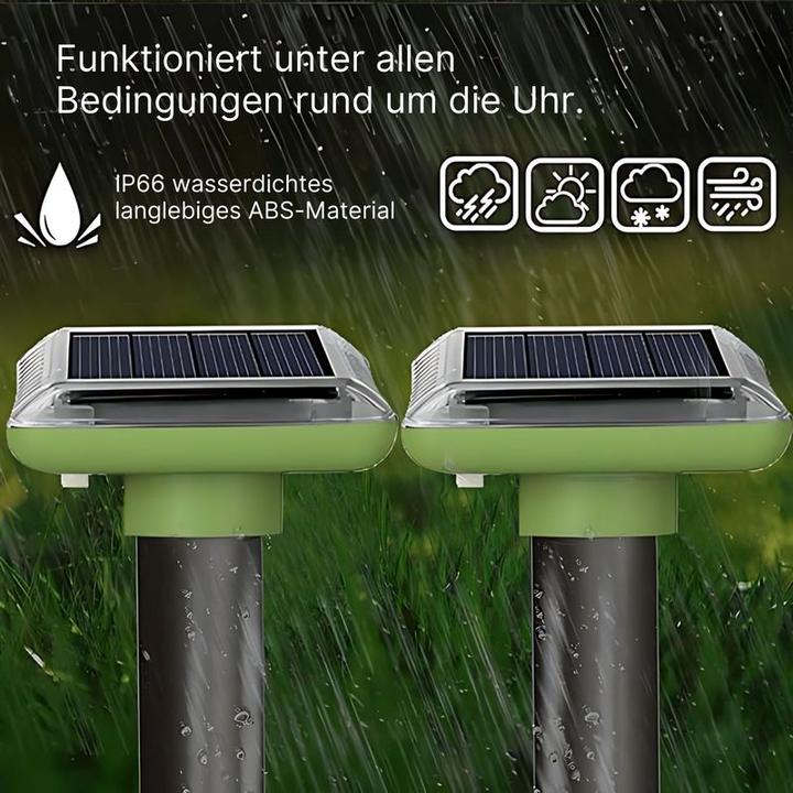 Produktbild Hermex Solar-Maulwurfschreck Maulwurffrei Tiervertreiber Nagetier 4er-Set (1 ml)