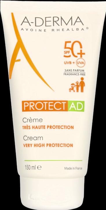Actual product image A-Derma PROTECT-AD Cream SPF50+ Cream (Sun cream face, SPF 50+, 150 ml, 190 g)