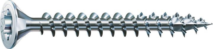 Image du produit Spax Vis universelle, 6 x 60 mm, 100 unités, Filetage total, Tête fraisée, T-STAR plus T30, 4CUT, WIROX (100 Vis par pièce)