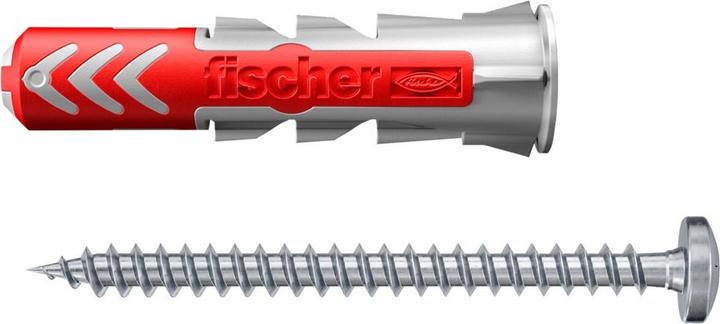 Actual product image Fischer SB Nylon plug Duopower with screw (18 pcs.)