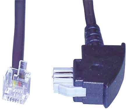 Actual product image E+P T 78/15 15m Black Telephone Cable