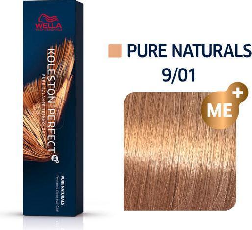 Image du produit Wella Koleston Perfect Me+ Pure Naturals (9/01 blond clair nature-ash)