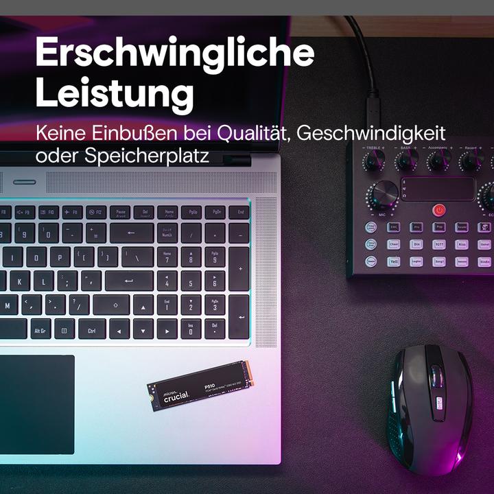 Actual product image Crucial P510 (1000 GB, M.2 2280)