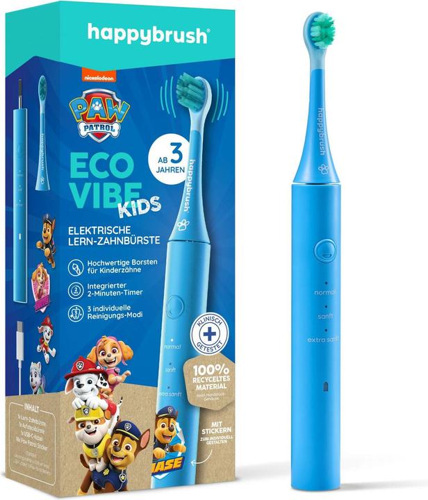 Immagine prodotto happybrush Schallzahnbürste Eco Vibe Kids Paw Patrol (Spazzolino sonico)