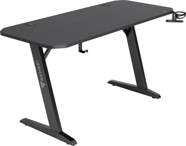 Sense Biurko SENSE7 Nomad Basic czarne 140cm x 60cm