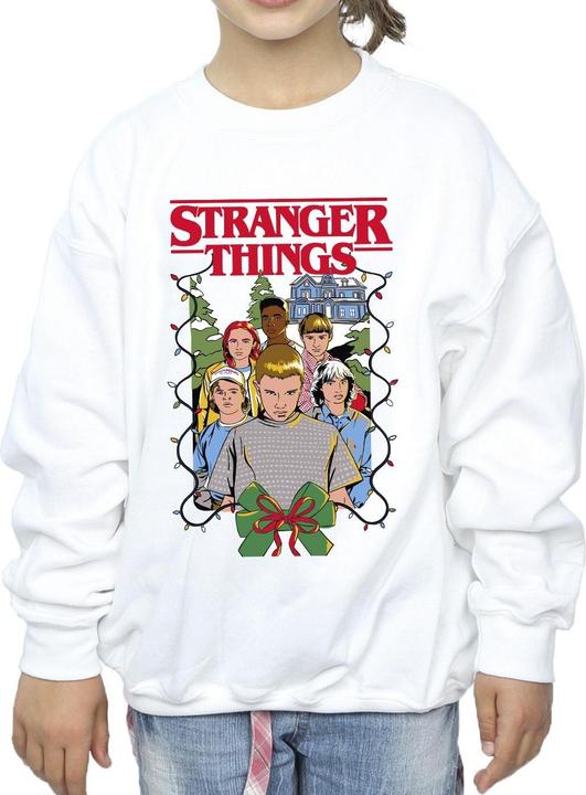 Netflix Stranger Things Christmas Poster Sweatshirt Mädchen