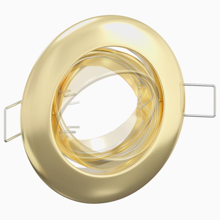 Immagine prodotto VidaXL Lampen Set von 12 Gold Metall, Kunststoff 9 cm Leichtes Gewicht (GU10)