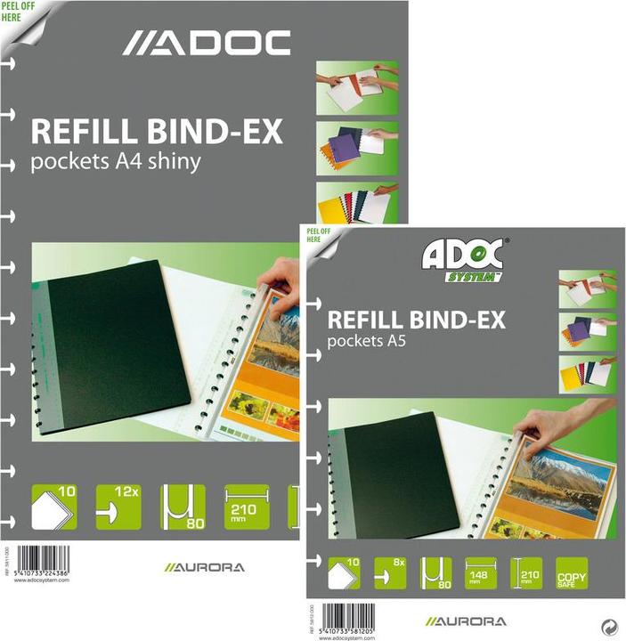 Produktbild Adoc Ersatztaschen (A4, 10 x)