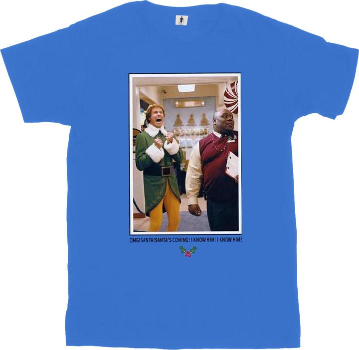 Elf OMG Santa Photo TShirt (S)