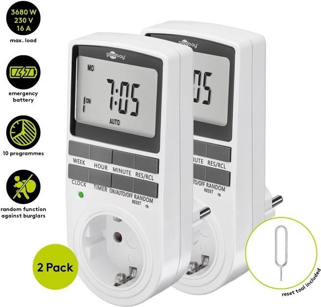 Actual product image Goobay Digital timer, set of 2