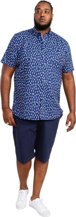 Immagine prodotto DUKE Hackford D555 Camicia Kingsize Tavola da Surf Con Bottoni sul Colletto Maniche Corte Uomo (6XL)