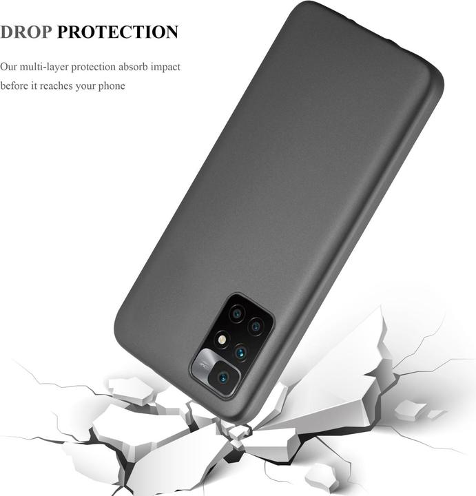 Image du produit Cadorabo TPU Matt Metallic Cover (Xiaomi Redmi 10, Xiaomi Redmi Note 11 5G)