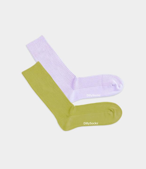 DillySocks Ribbed Modern Pastels (2er Pack) (2er Pack, 41 - 46)