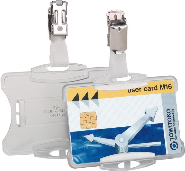Image du produit Durable Porte-badge avec clip pour 1 badge d'entreprise/de sécurité
