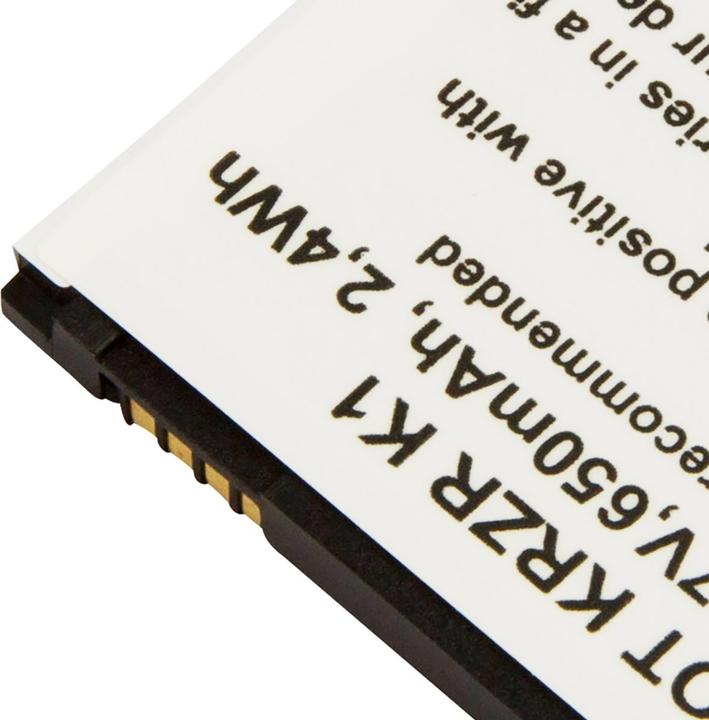 Immagine prodotto Avizar Li-Ion Akku 3.7V 650mAh Motorola KRZR K1