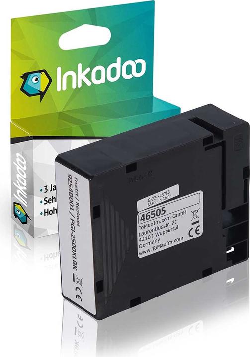Immagine prodotto Inkadoo cartuccia d'inchiostro compatibile in sostituzione di Canon PGI-2500XL adatta a Canon Maxify iB (FC)