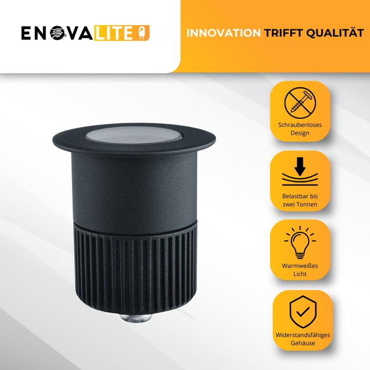 Immagine prodotto Enovalite Faretti da incasso a pavimento a LED (3600 lm, IP67)
