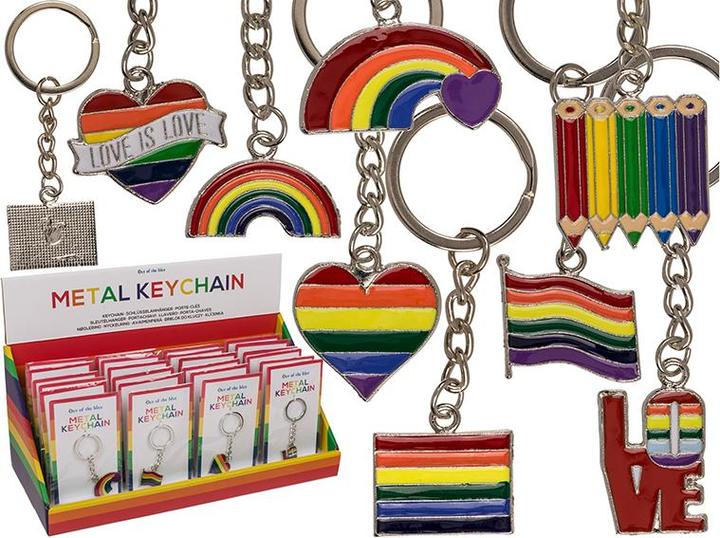 Actual product image Sombo Keychain Rainbow ass