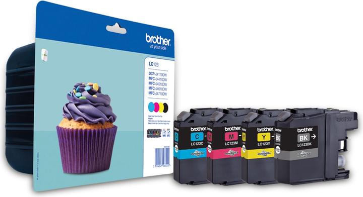 Image du produit Brother LC-123VALBP Value Pack (M, CF, C, Y)