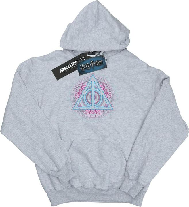 Produktbild Neon Deathly Hallows Kapuzenpullover (L)