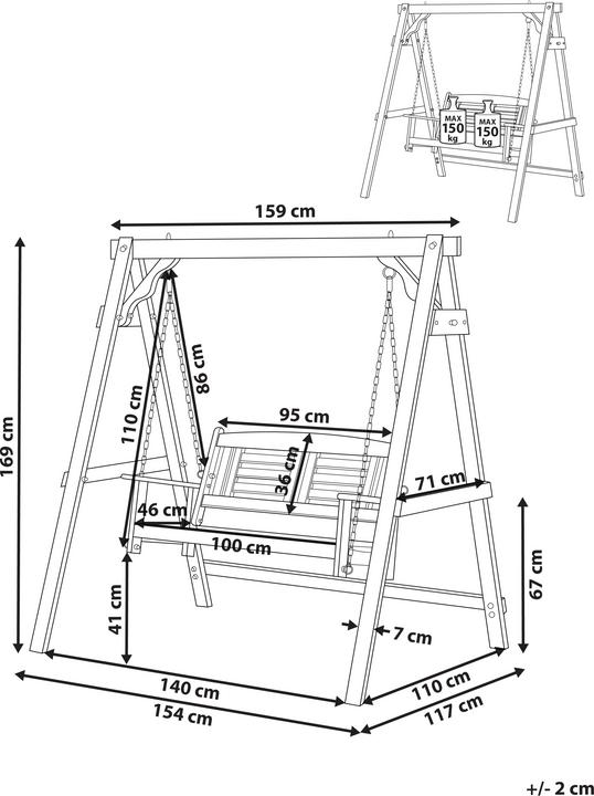 Actual product image Beliani Nerito
