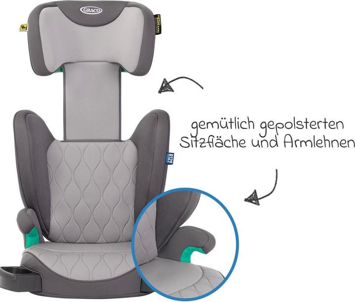 Produktbild Graco Affix (Kindersitzerhöhung, ECE R129/i-Size Norm)