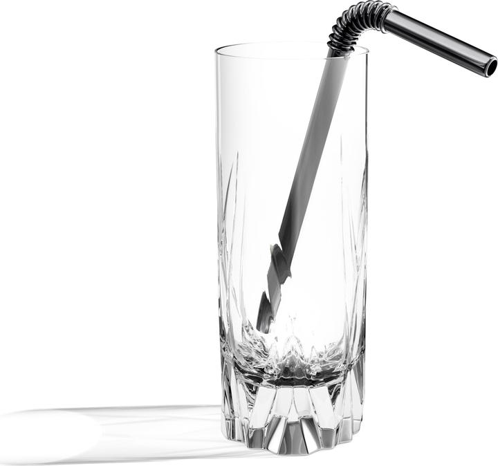 Actual product image Turtleneck Straw Bendable stainless steel drinking straws (4 x)