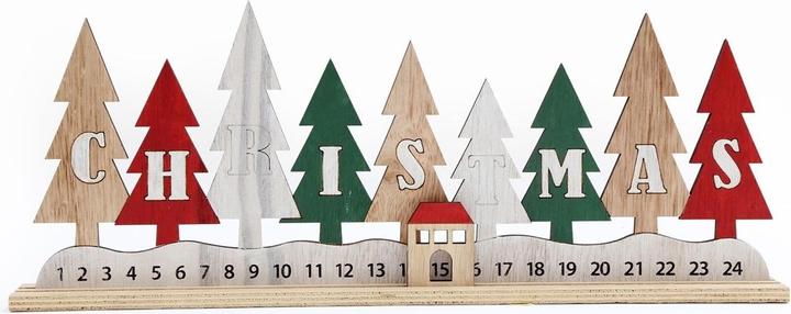 Produktbild Something Different Adventskalender Holz weihnachtliches Design (One Size)