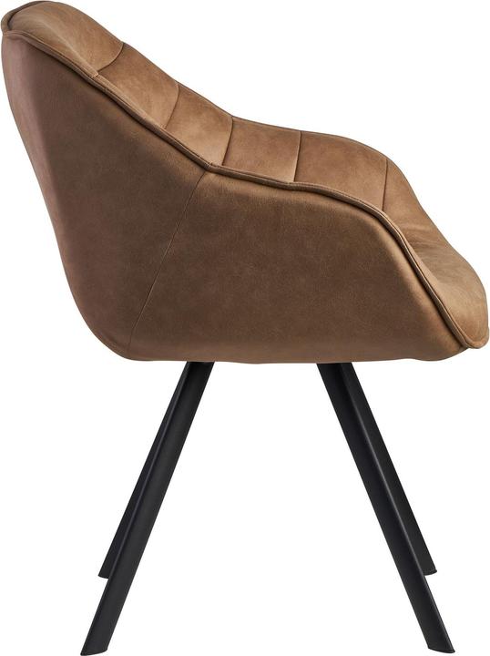 Actual product image FineBuy Chairs faux leather beige